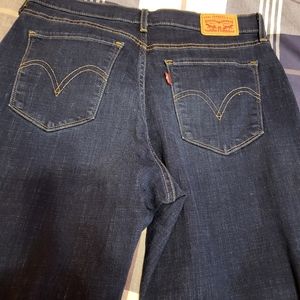 Womens Levi's Straight leg jeans petite